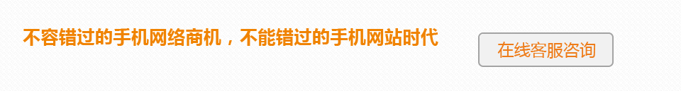 不容錯過的手機網(wǎng)絡(luò)商機，不能錯過的手機網(wǎng)站時代